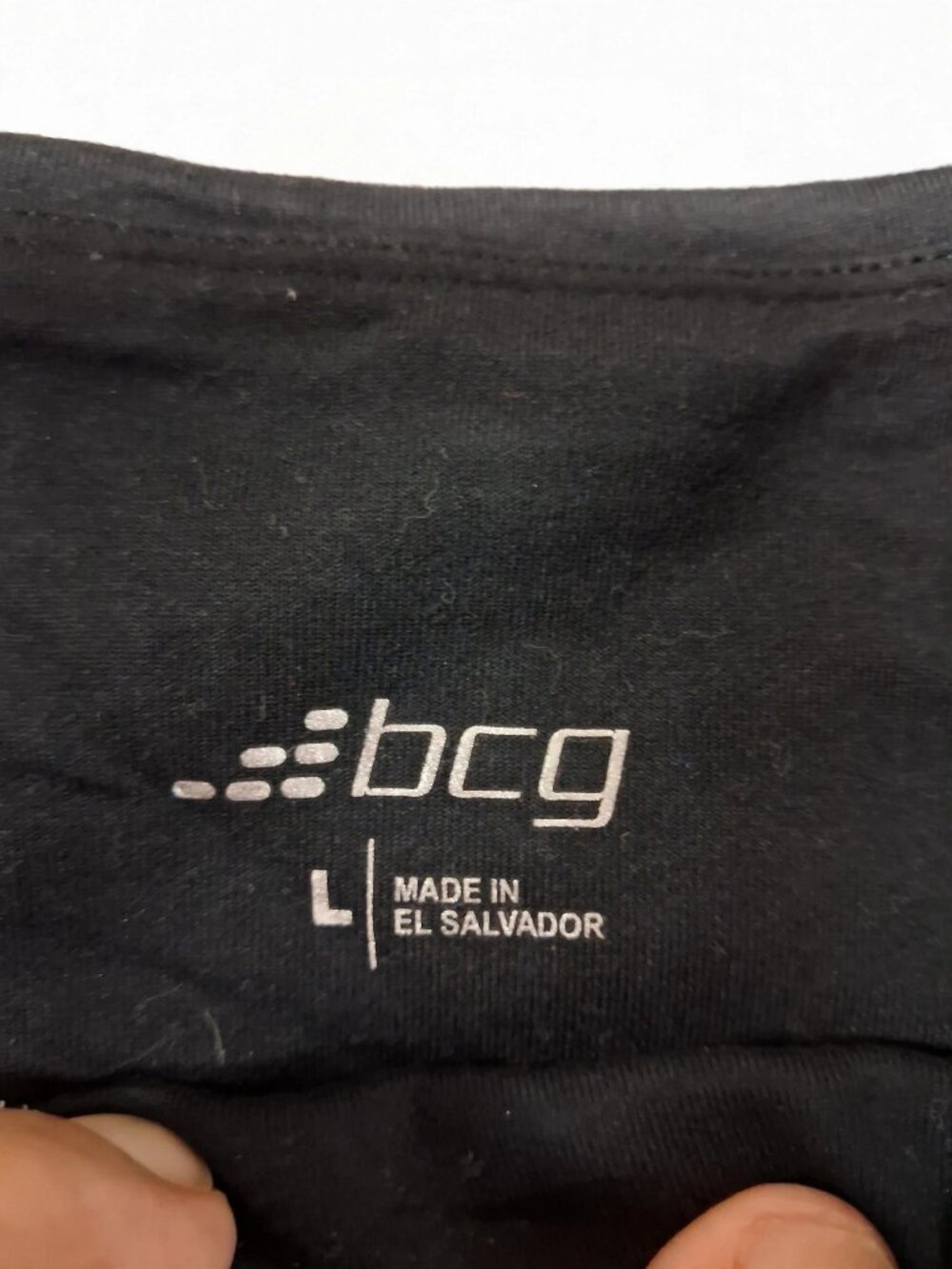 BCG black athletic biker shorts - Size L - USED